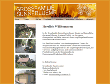Tablet Screenshot of grossfamilie-sunneblueme.ch